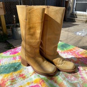 Vintage Frye Banana Campus Boot